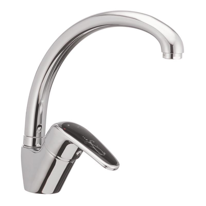 Смеситель для кухни Haiba MAGIC 011 с черной ручкой (HB0676) Смеситель для кухни Haiba MAGIC 011 с черной ручкой (HB0676)