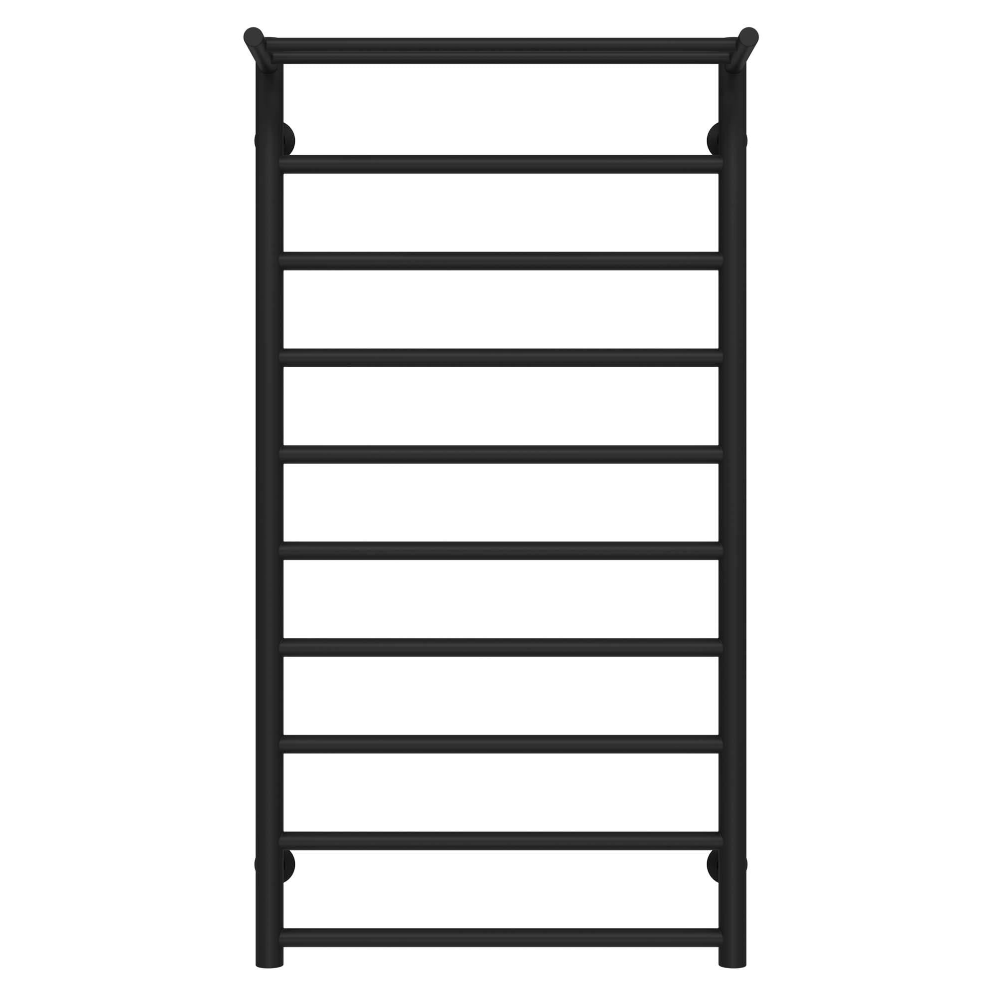 Полотенцесушитель водяной Deffi Терма П10 нижнее подключение нержавеющая сталь 500x1000 мм Черный (C.TE.100.50.10.BA)