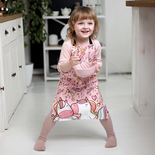 Фартук детский Сolorful Единорог 42х60 см (FRTCD_21A008) - фото 3 Фартук детский Сolorful Единорог 42х60 см (FRTCD_21A008) - фото 3