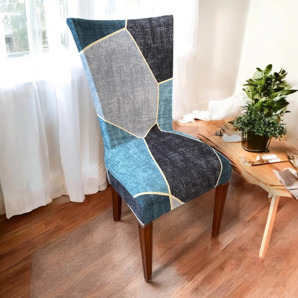 Чохол на стілець універсальний трикотажний Love You 120 83173 (8-6-5130822)