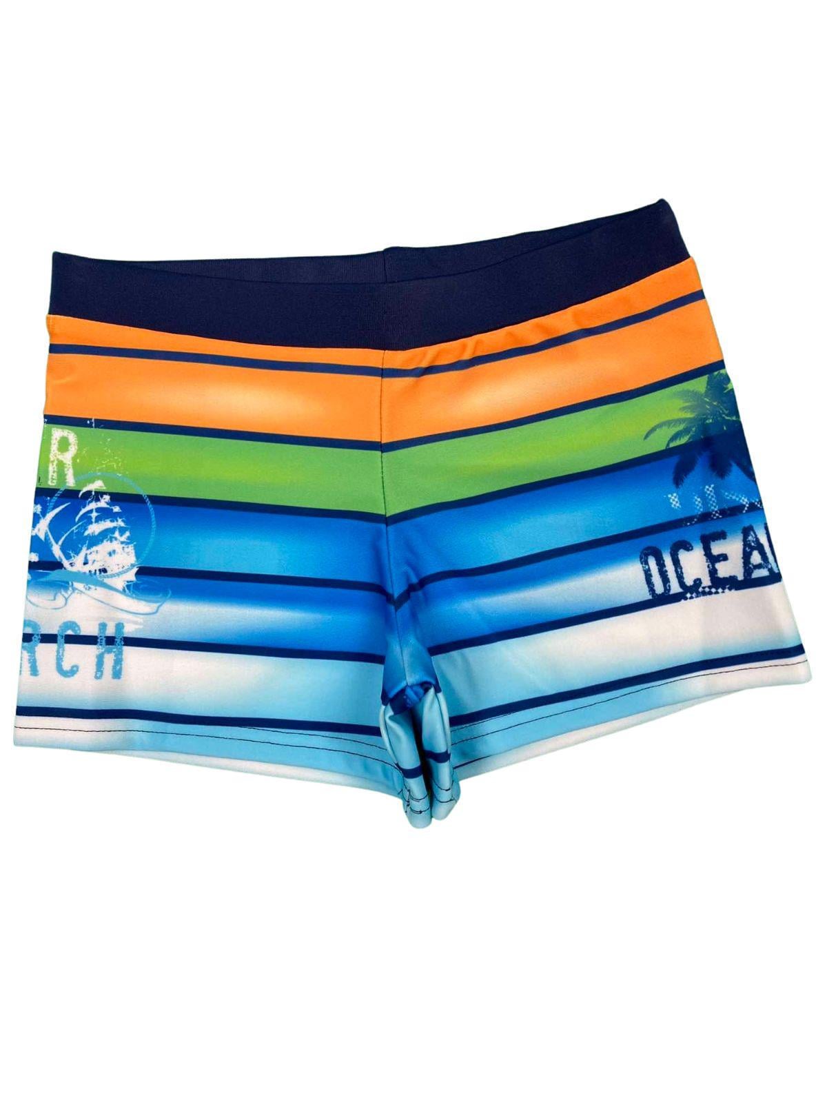 Плавки Keyzi Oceane small short 134 см полоска Оранжевый