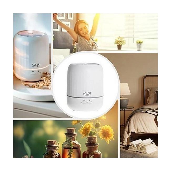 Зволожувач повітря-аромадифузор Adler AD 7968 ефірних олій 3в1 White (iz14784) - фото 7 Зволожувач повітря-аромадифузор Adler AD 7968 ефірних олій 3в1 White (iz14784) - фото 7