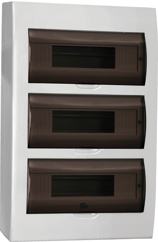 Щит распределительный УЭК ЩРН-П 36 модулей пластик 473х307х105 мм Прозрачный (MKP12-N-36-40-05-U) Щит распределительный УЭК ЩРН-П 36 модулей пластик 473х307х105 мм Прозрачный (MKP12-N-36-40-05-U)