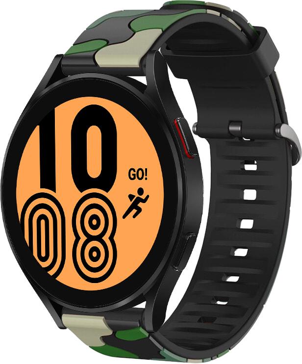 Ремінець Tactic Camouflage для Galaxy Watch 4 44 мм Green (32910-08)
