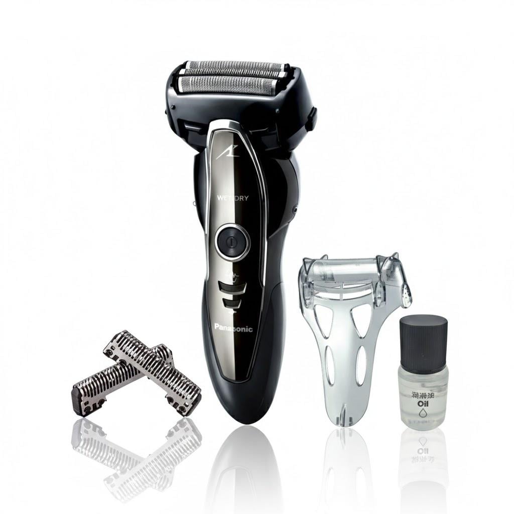 Електробритва Panasonic ES-ST25K-S820-AS1 з додатковим комплектом із леза WES-9068Y-1361 і олією WES-8196X-7911 (32410538)
