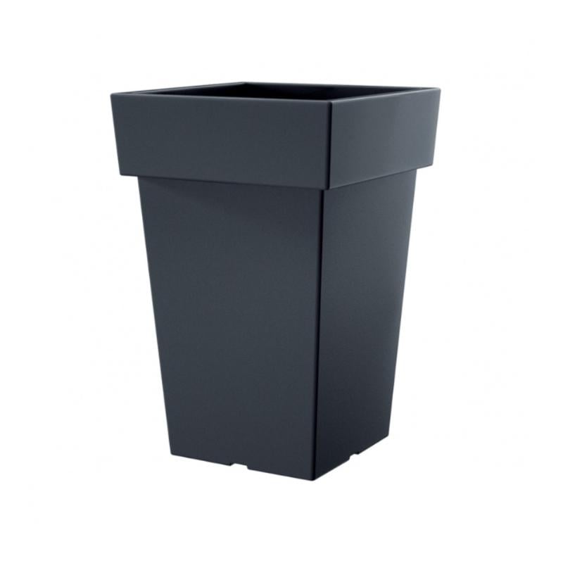 Горшок для цветов Prosperplast Lofly высокий Н-29 см Антрацит (70720-433)