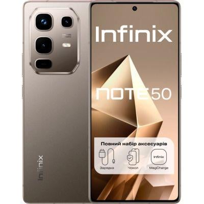 Мобільний телефон Infinix Note 50 8/256Gb Titanium Grey (4894947066382) Мобільний телефон Infinix Note 50 8/256Gb Titanium Grey (4894947066382)