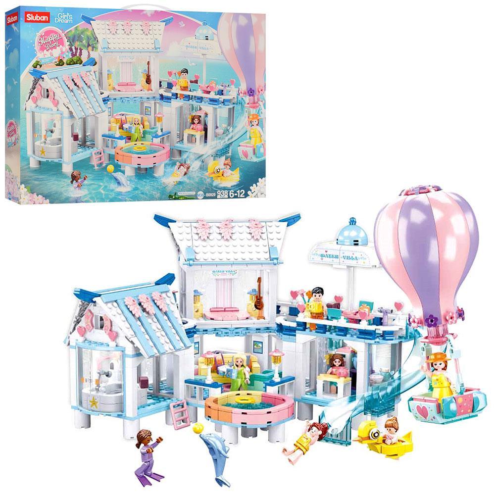 Конструктор детский Sluban M38-B0929 парк развлечений аквапарк 938 деталей