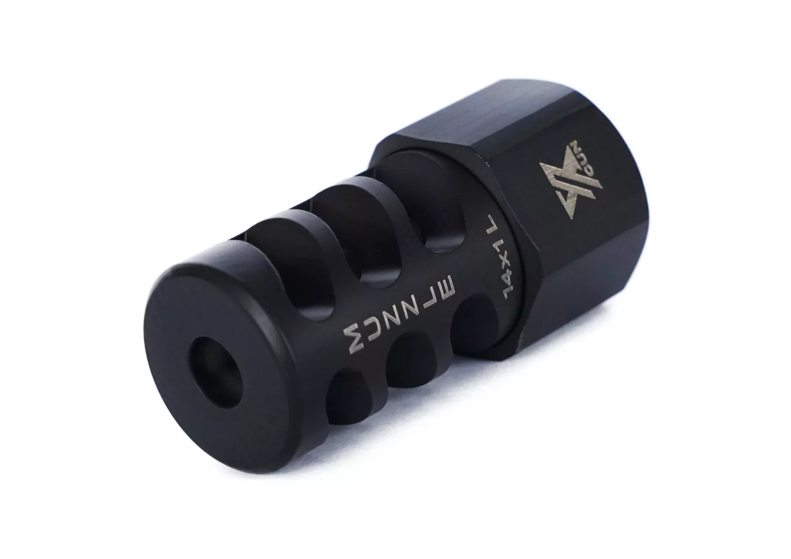 Дульне гальмо-компенсатор Xgun Muzzle кал .223 5,56 різьба 1/2"-28 нержавіюча сталь 420 AISI Black Дульне гальмо-компенсатор Xgun Muzzle кал .223 5,56 різьба 1/2"-28 нержавіюча сталь 420 AISI Black
