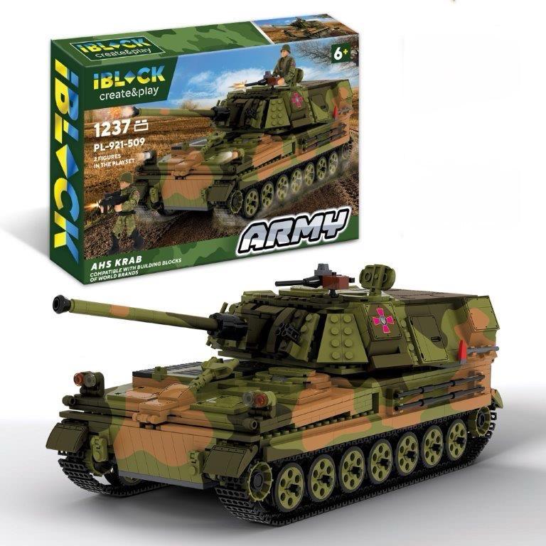 Конструктор Iblock Гаубица AHS Krab 1237 деталей (DN- PL-921-509) Конструктор Iblock Гаубица AHS Krab 1237 деталей (DN- PL-921-509)