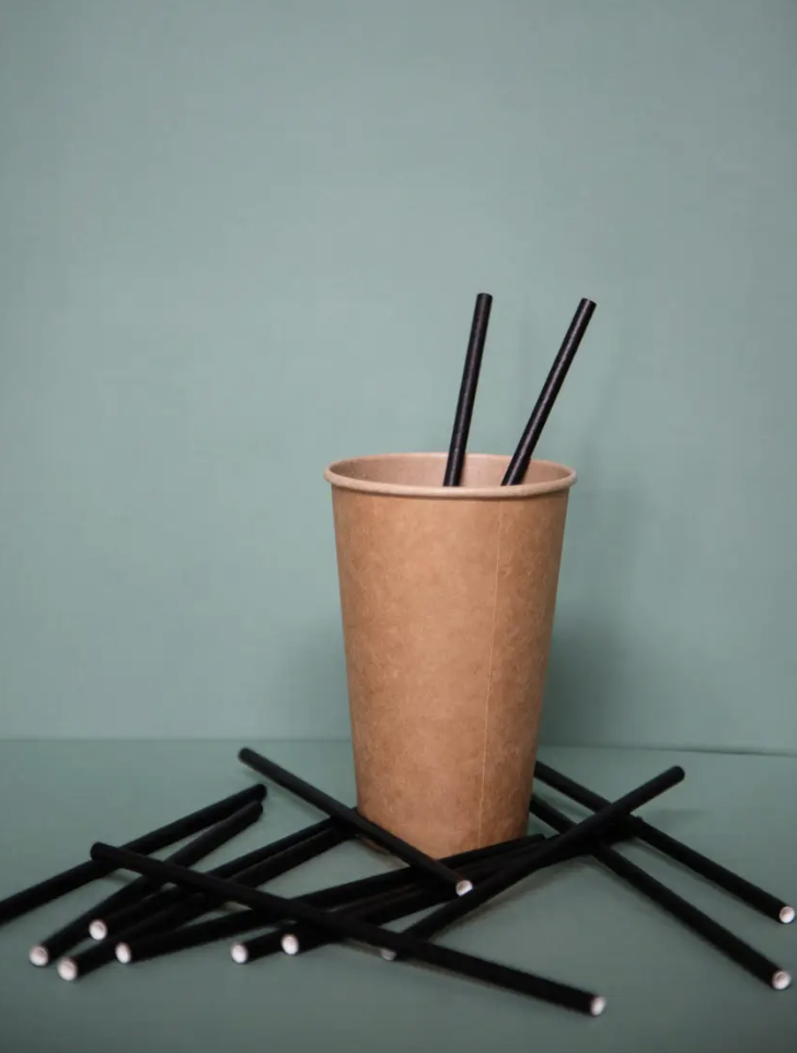 Трубочки бумажные 7х195 200 шт./уп. Черный - фото 3 Трубочки бумажные 7х195 200 шт./уп. Черный - фото 3