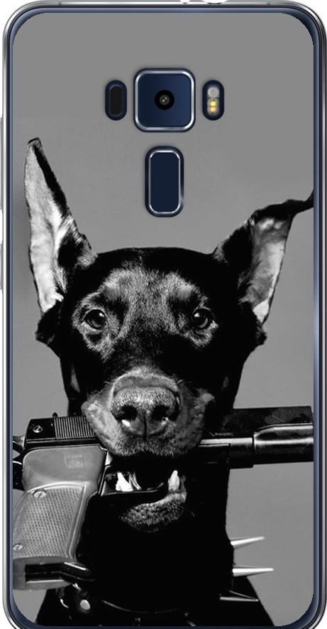 Чехол на Asus Zenfone 3 ZE520KL Доберман (2745u-449-42517)