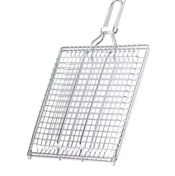 Грати для гриля та барбекю Grill з нержавіючої сталі плоскі 24х24 см (HP455RESH) - фото 3