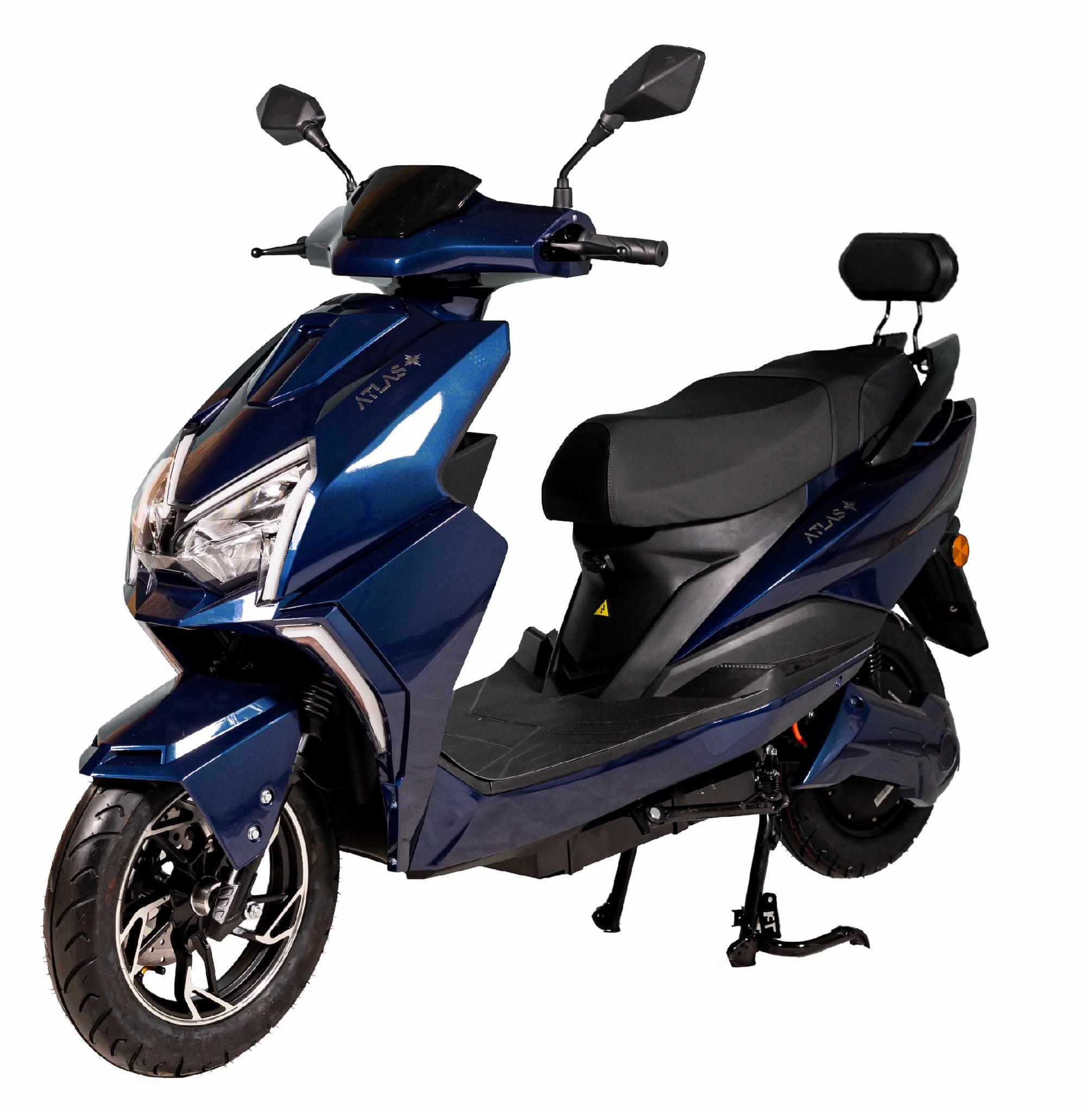 Электроскутер ATLAS Speedy Plus 2000W 72V 32 Ah Cyan Blue (3160) Электроскутер ATLAS Speedy Plus 2000W 72V 32 Ah Cyan Blue (3160)