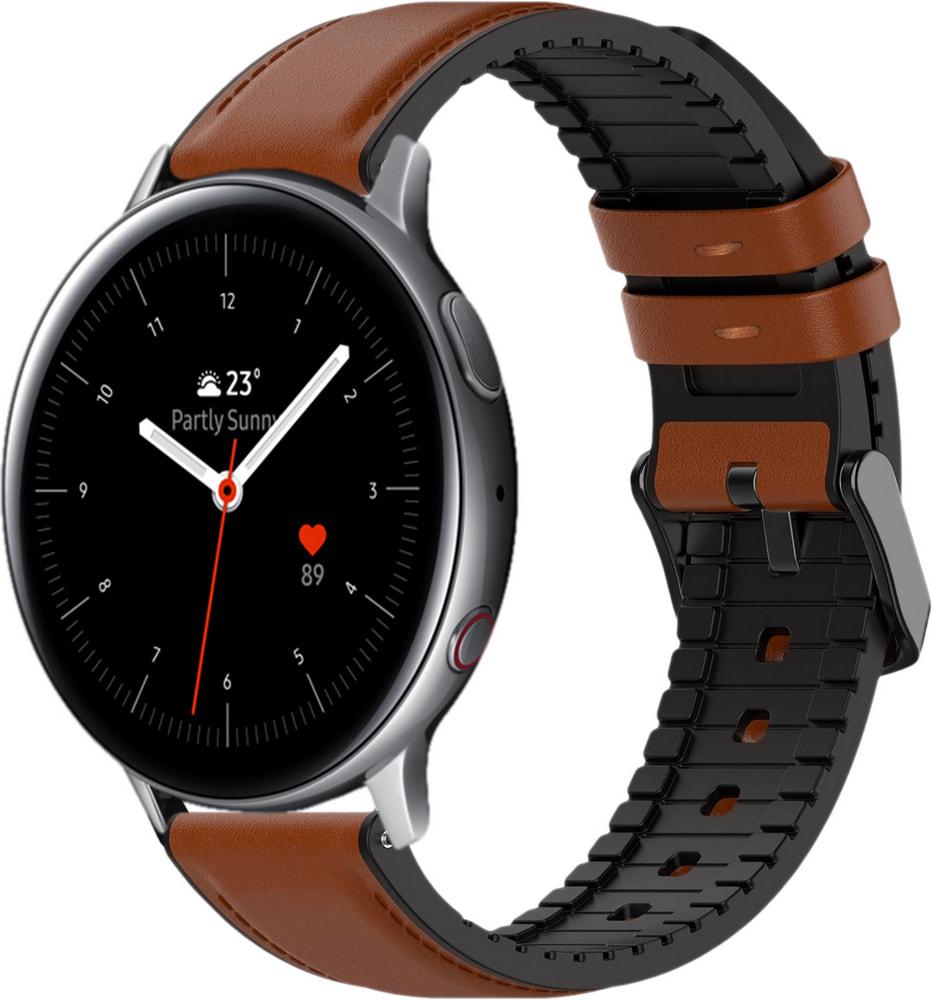 Ремешок кожаный Tamyx для Galaxy Watch Active 2 40/44 мм Brown (31589-30)
