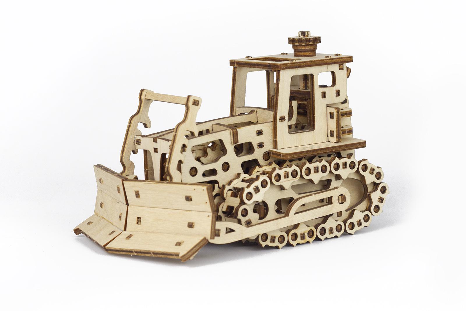 Конструктор механічний 3D Time for Machine Push Dozer Гусеничний бульдозер (T4M380312)