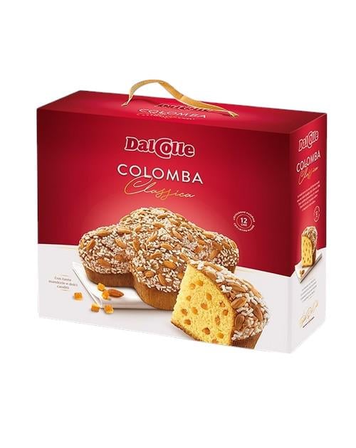 Панеттон Dal Colle Colomba Classica у формі великоднього голуба з цукатами та мигдалем 750 г (25239113)