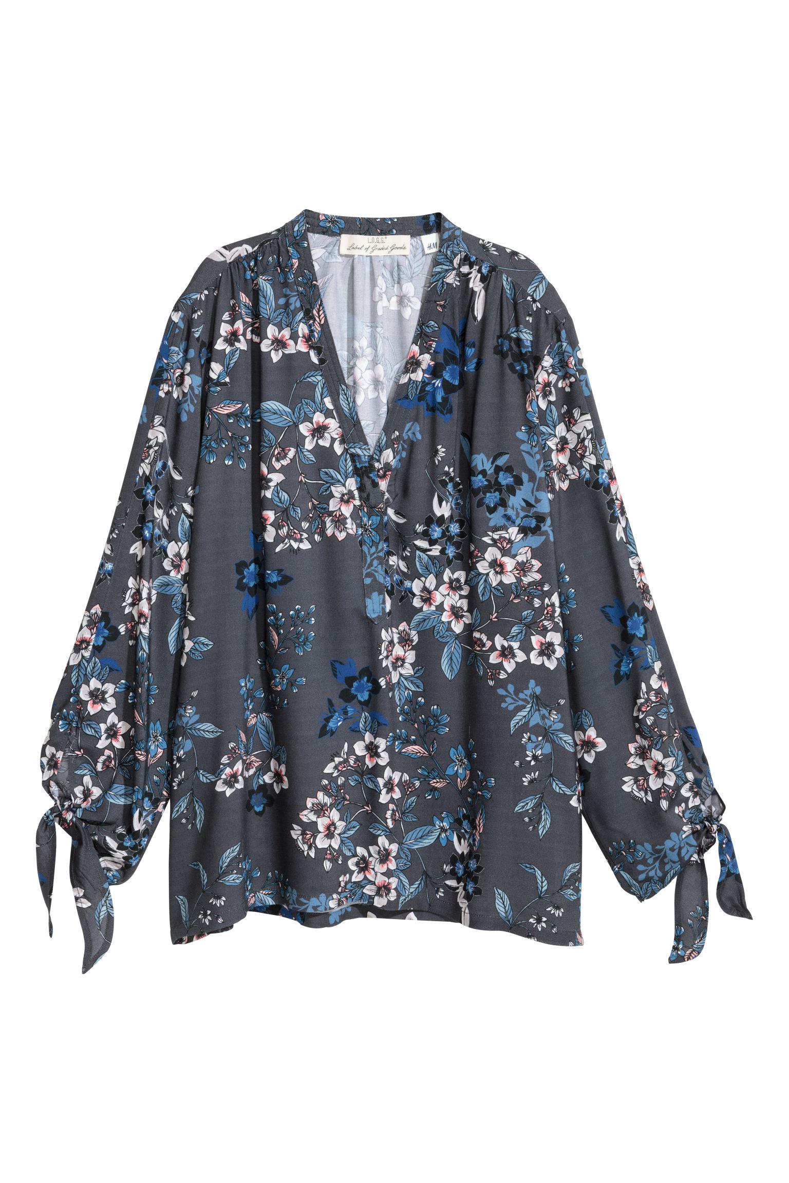 Блуза XS Темно-серый (5704506log)