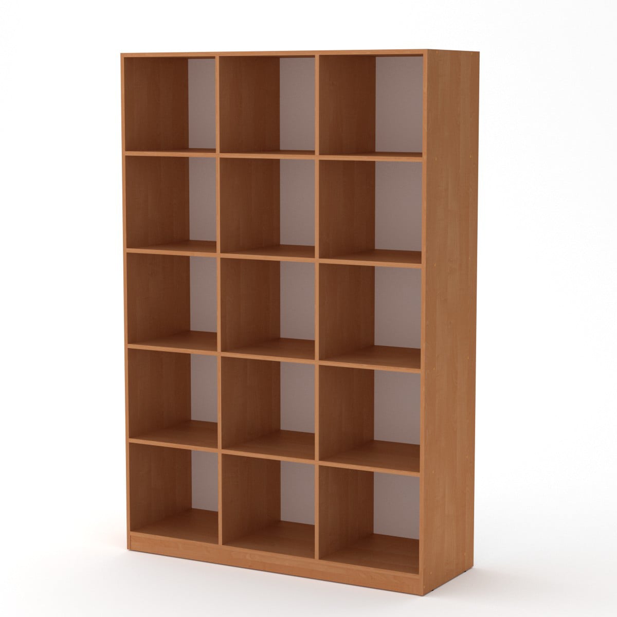 Шафа книжкова Компаніт КШ-3 130х45х195 см Вільха (2117583)