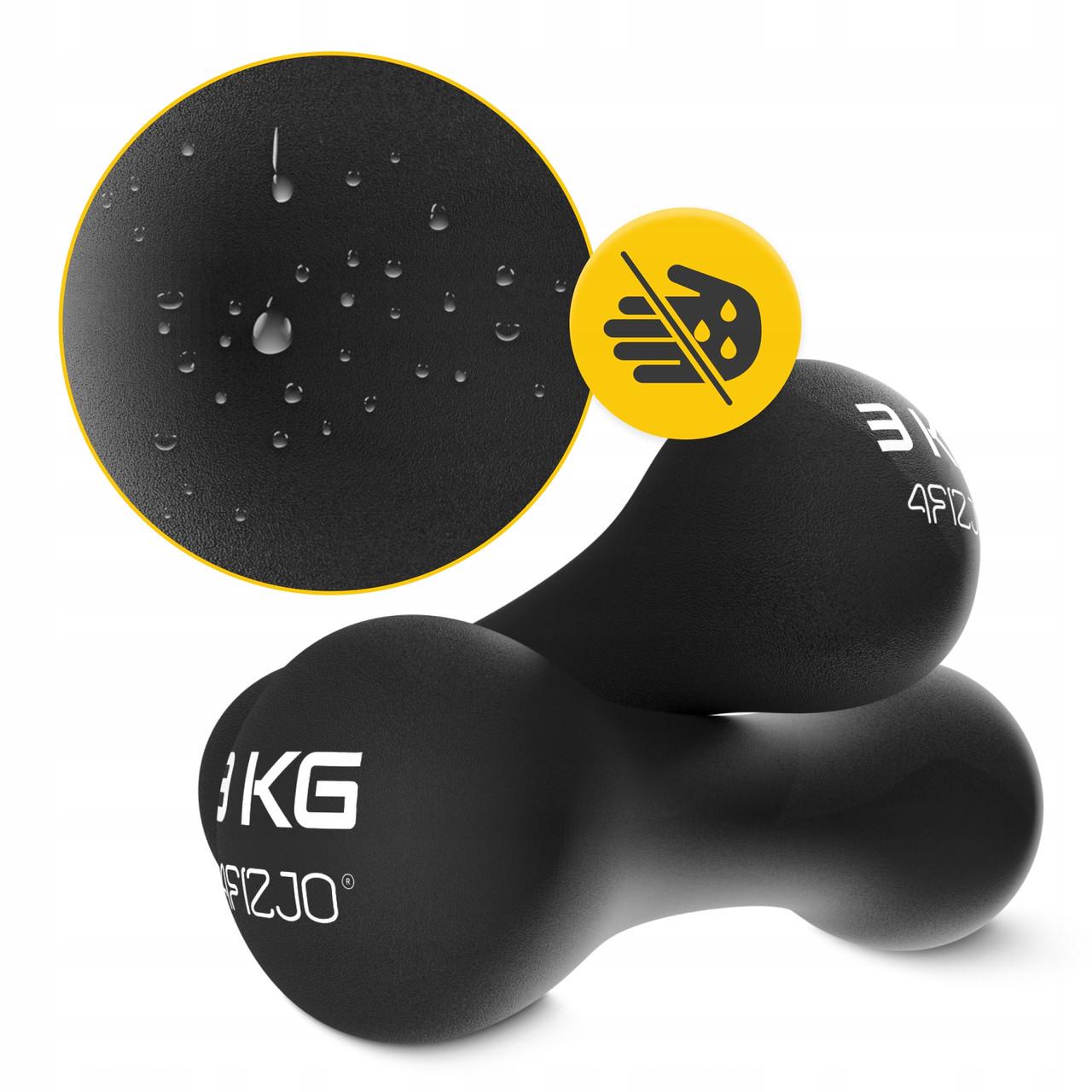 Гантели виниловые 4FIZJO 8-shape 2x3 кг (P-5907739312037) - фото 2 Гантели виниловые 4FIZJO 8-shape 2x3 кг (P-5907739312037) - фото 2