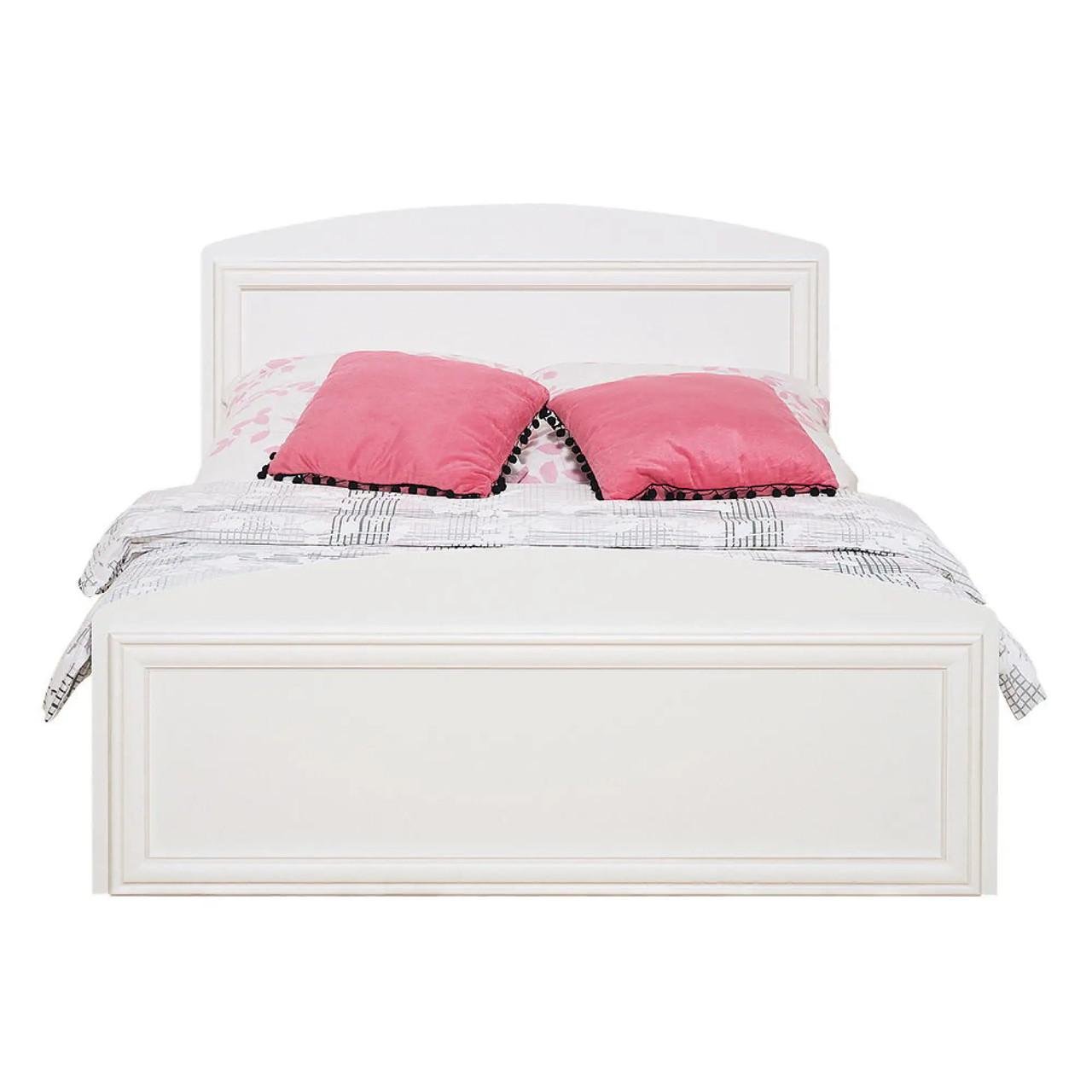 Кровать полуторная без основания под матрас Гербор Салерно LOZ120 120x200 см Белый (GRB-1190)