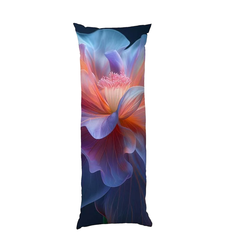 Подушка дакимакура A big fabulous blue flower габардин 150х50 см (113797-3)