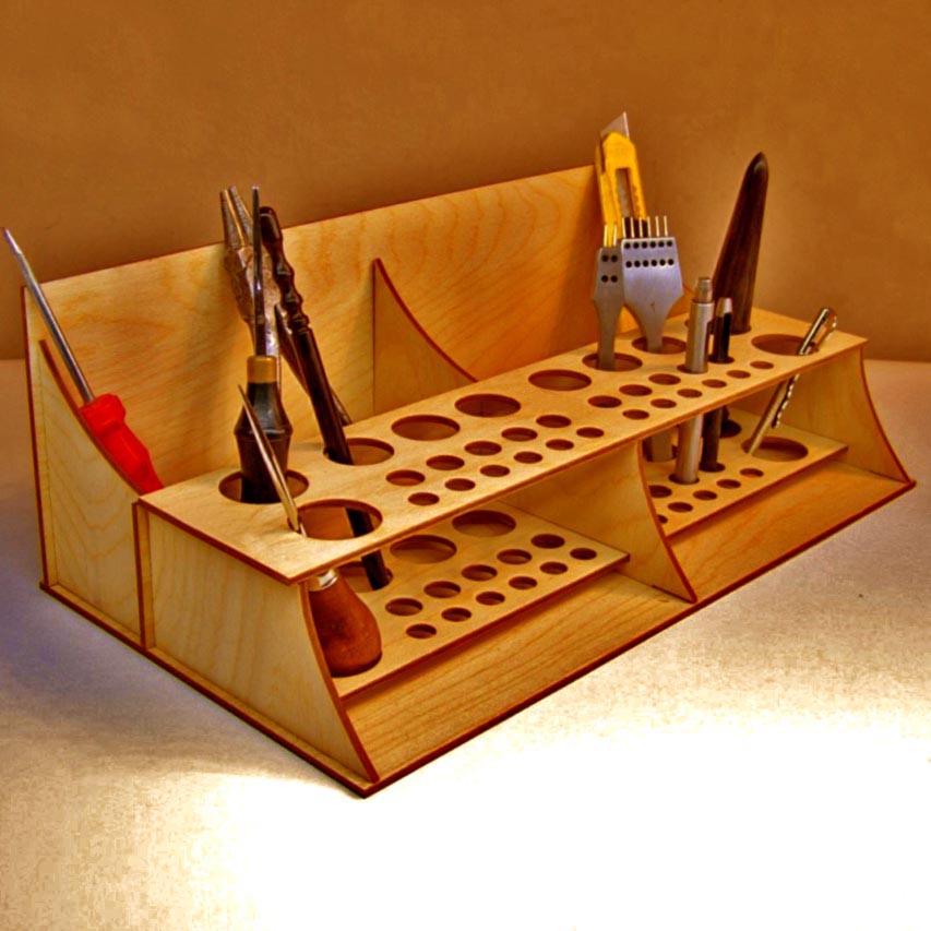 Органайзер кожевника из дерева Каламо Карри (ОКО-001003)