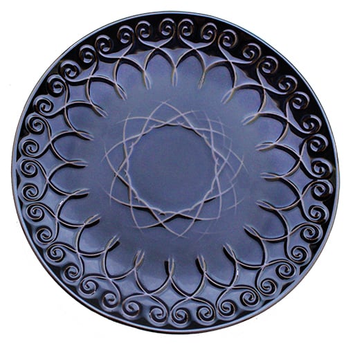 Тарелка подставная LOS’K Dec Firoza круглая 27 см Blue (L0480-XY4612A-3)