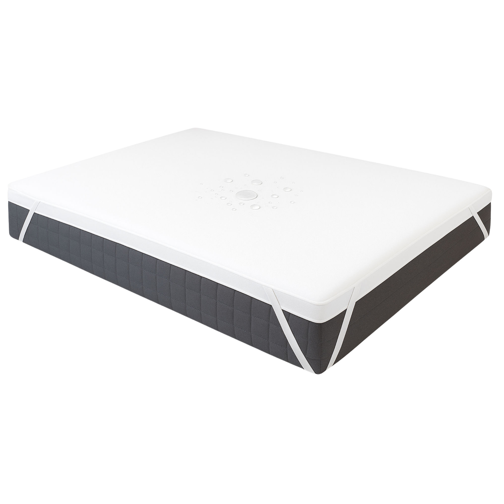 Наматрасник IDEIA Aqua-Stop с лентами по углам махровый водонепроницаемый 200х200 см (2015672330)