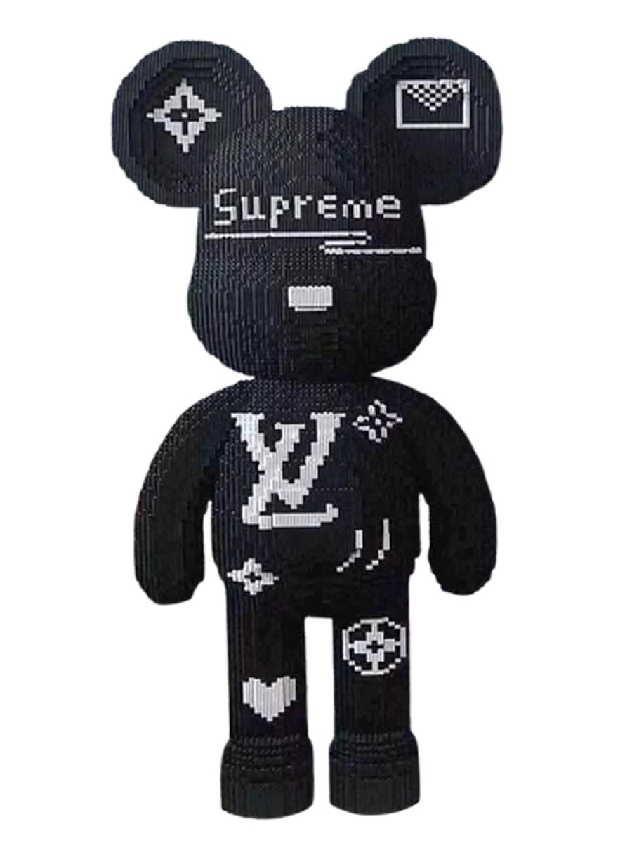 Конструктор 3D Bearbrick Supreme 70 см 14 315 дет. (2829300410)