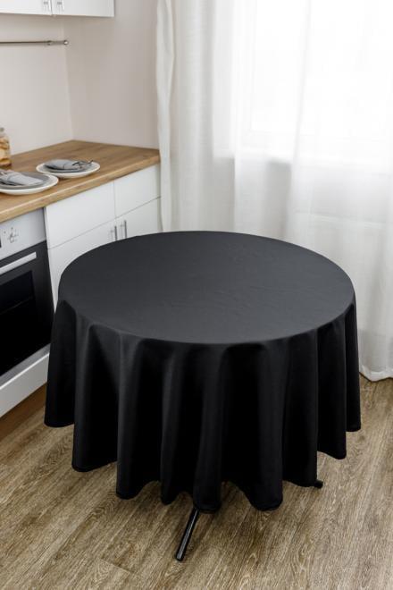 Скатерть Kelly d 180 см Черный (33163)