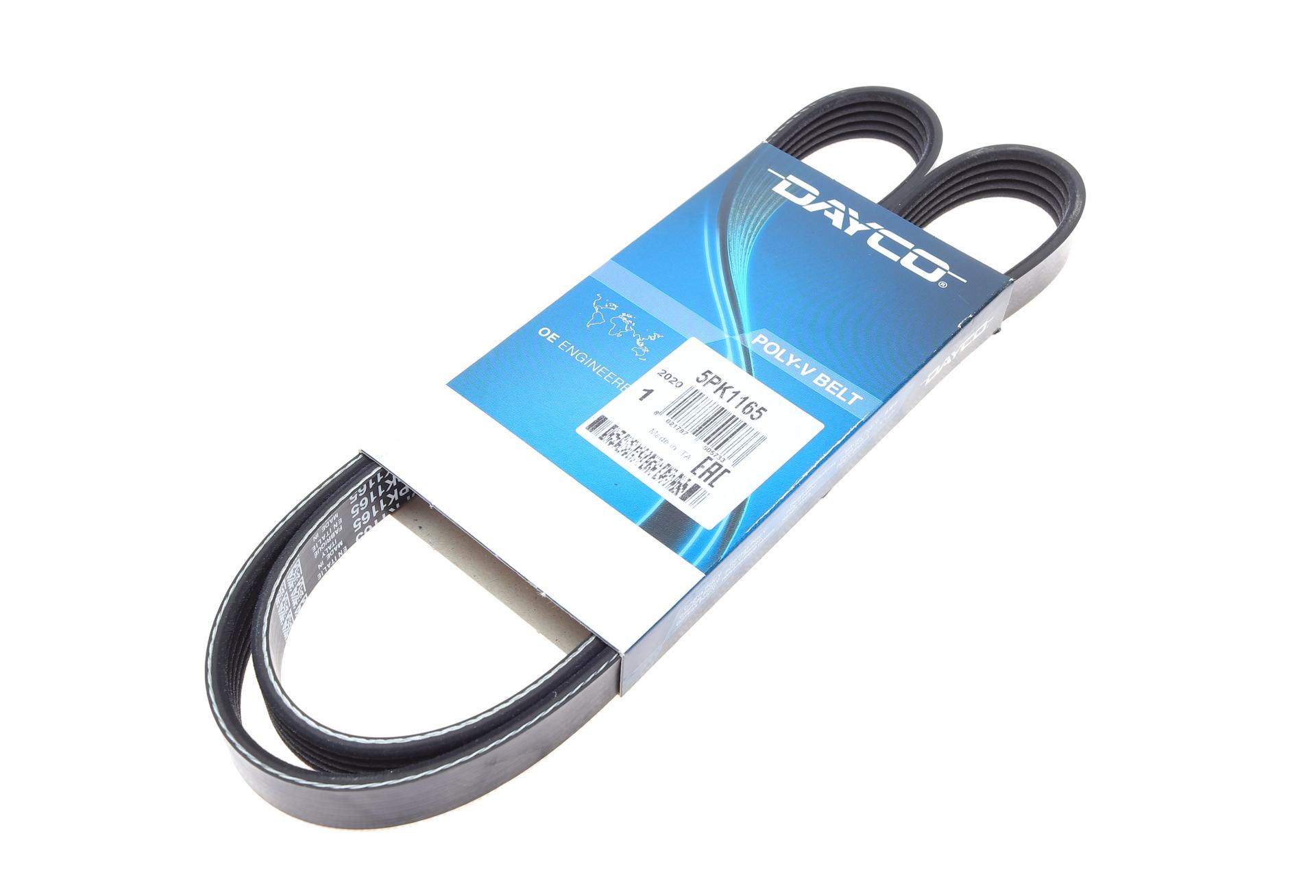 Ремень генератора DAYCO Renault/BMW/Mazda/Citroen (5PK1165)