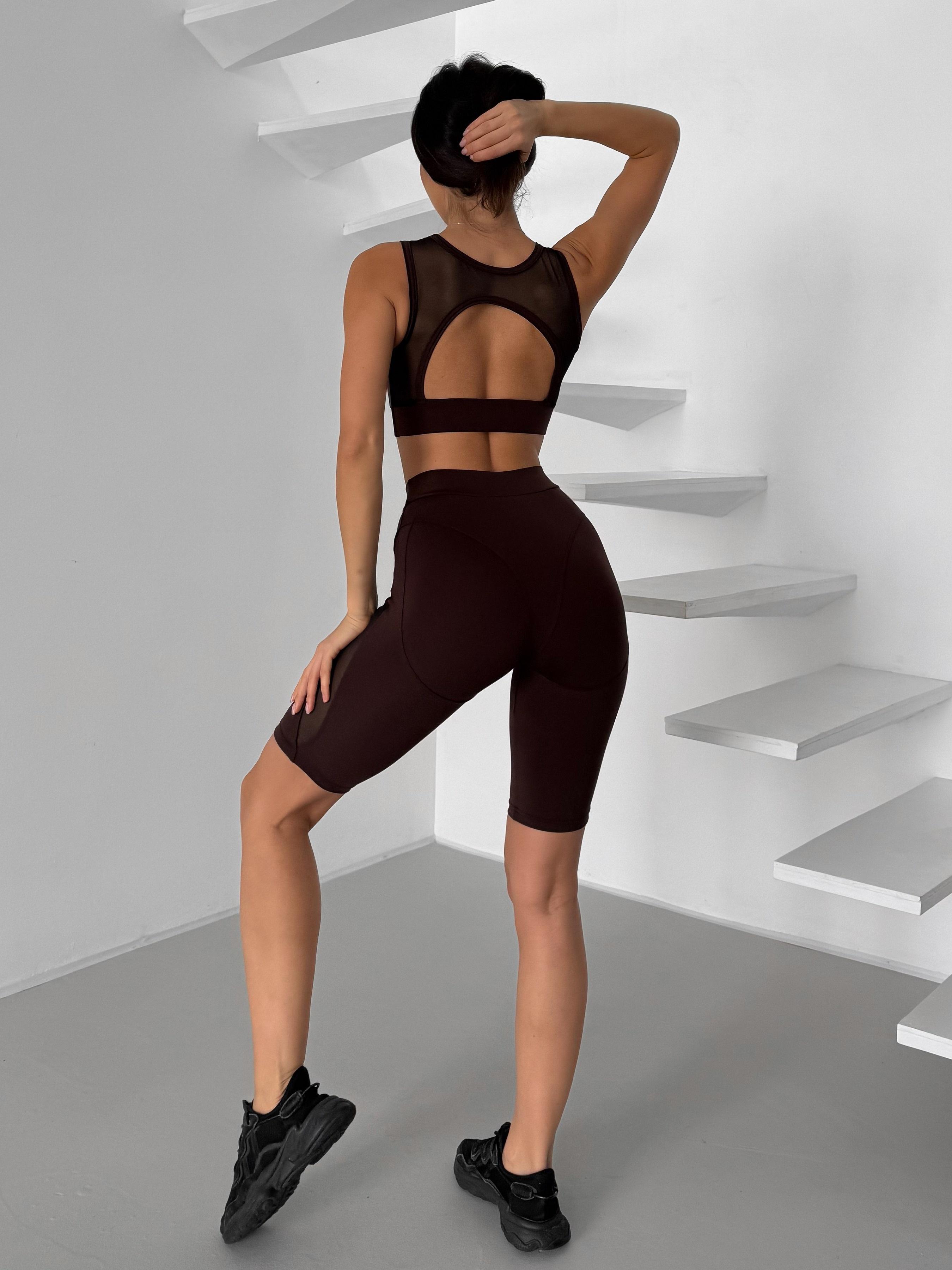 Велосипедки жіночі спортивні Nova Vega M Шоколадний (992035-66302) - фото 5 Велосипедки жіночі спортивні Nova Vega M Шоколадний (992035-66302) - фото 5