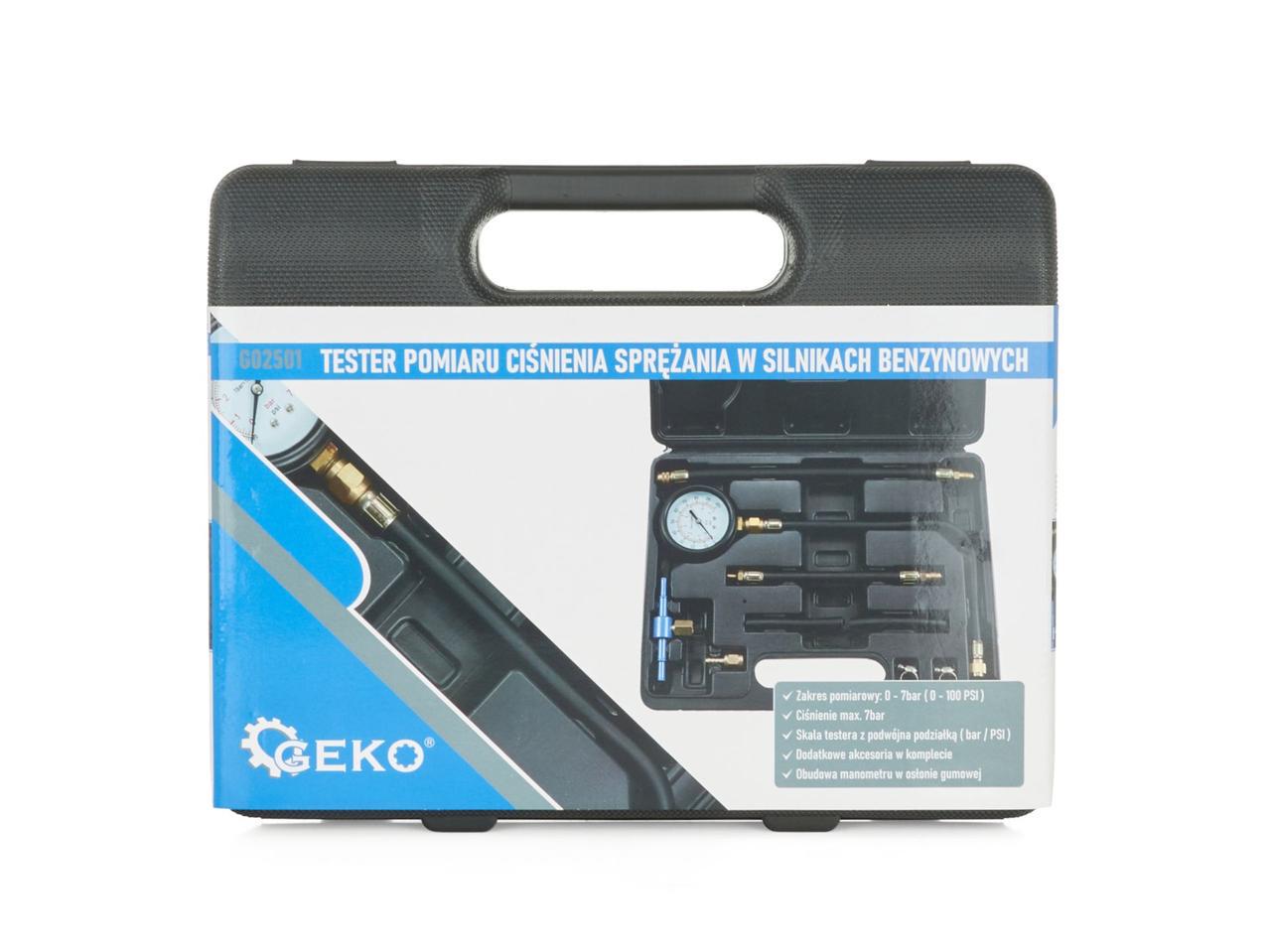 Тестер давления топливной форсунки Geko G02501 10 шт. - фото 10 Тестер давления топливной форсунки Geko G02501 10 шт. - фото 10