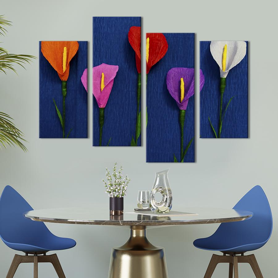 Картина на холсте Пёстрые каллы 149x106 см (998-42) Картина на холсте Пёстрые каллы 149x106 см (998-42)