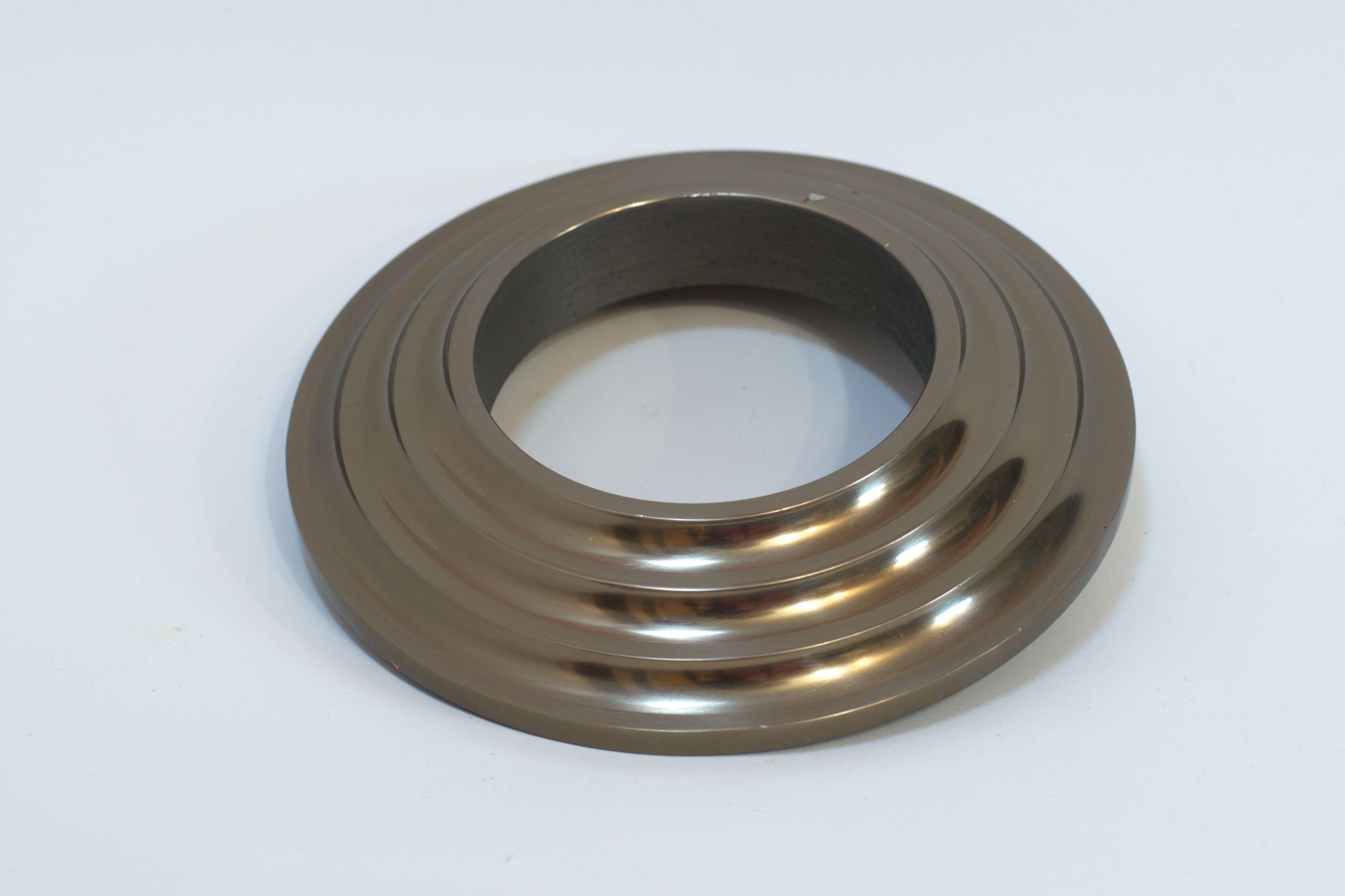 Фланець стійки-колони до алюмінієвих поручнів тип коло Шампань (10734ш)