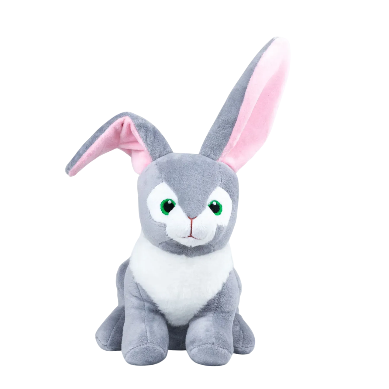 Мягкая игрушка Kidsqo Зайчик Джанго из микроплюша 31 см Серый (150-98-KD725)