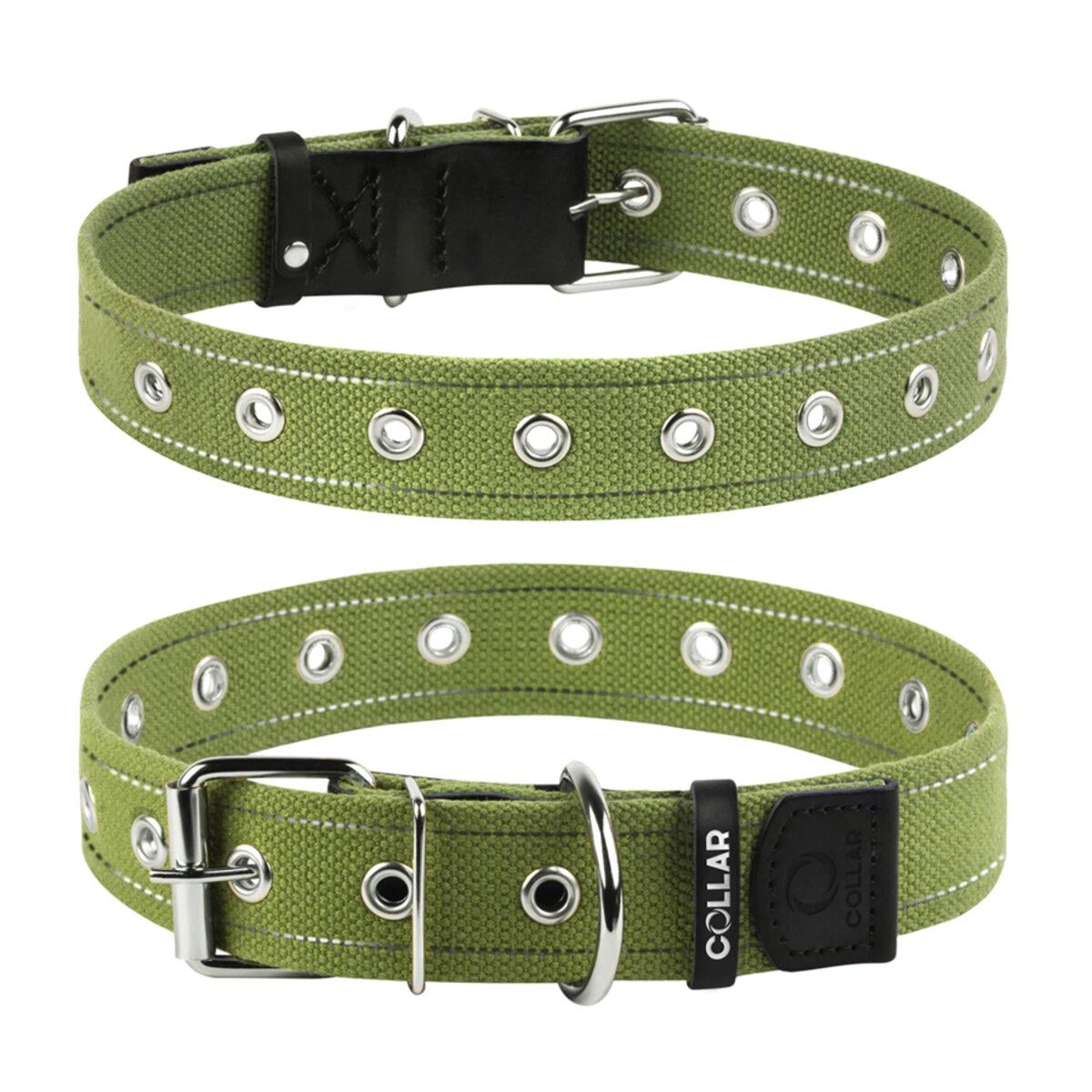 Ошейник для собак Collar Брезент безразмерный 35 мм/63 см (6756)