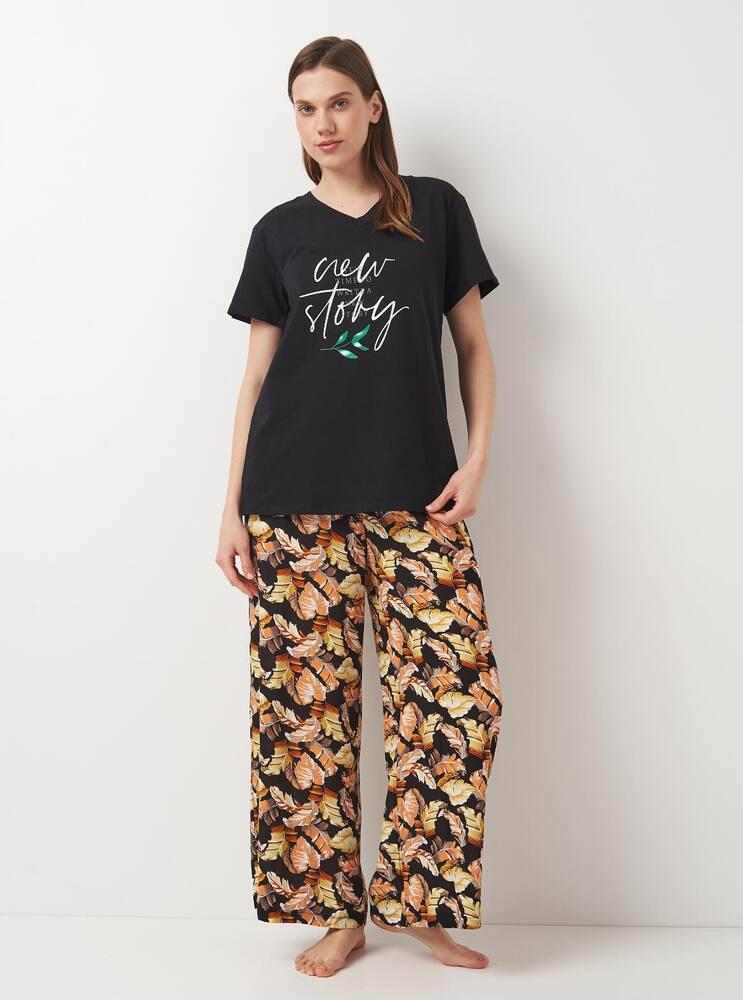 Пижама Sweet Heart 40077x10 женская S Черный - фото 5 Пижама Sweet Heart 40077x10 женская S Черный - фото 5