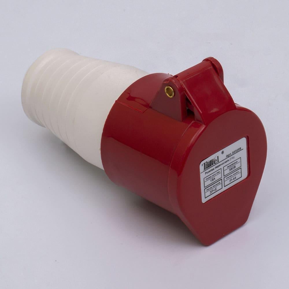Розетка силовая TAKEL переносная 214 3P+PE 16A 380V IP44 (29177513) Розетка силовая TAKEL переносная 214 3P+PE 16A 380V IP44 (29177513)