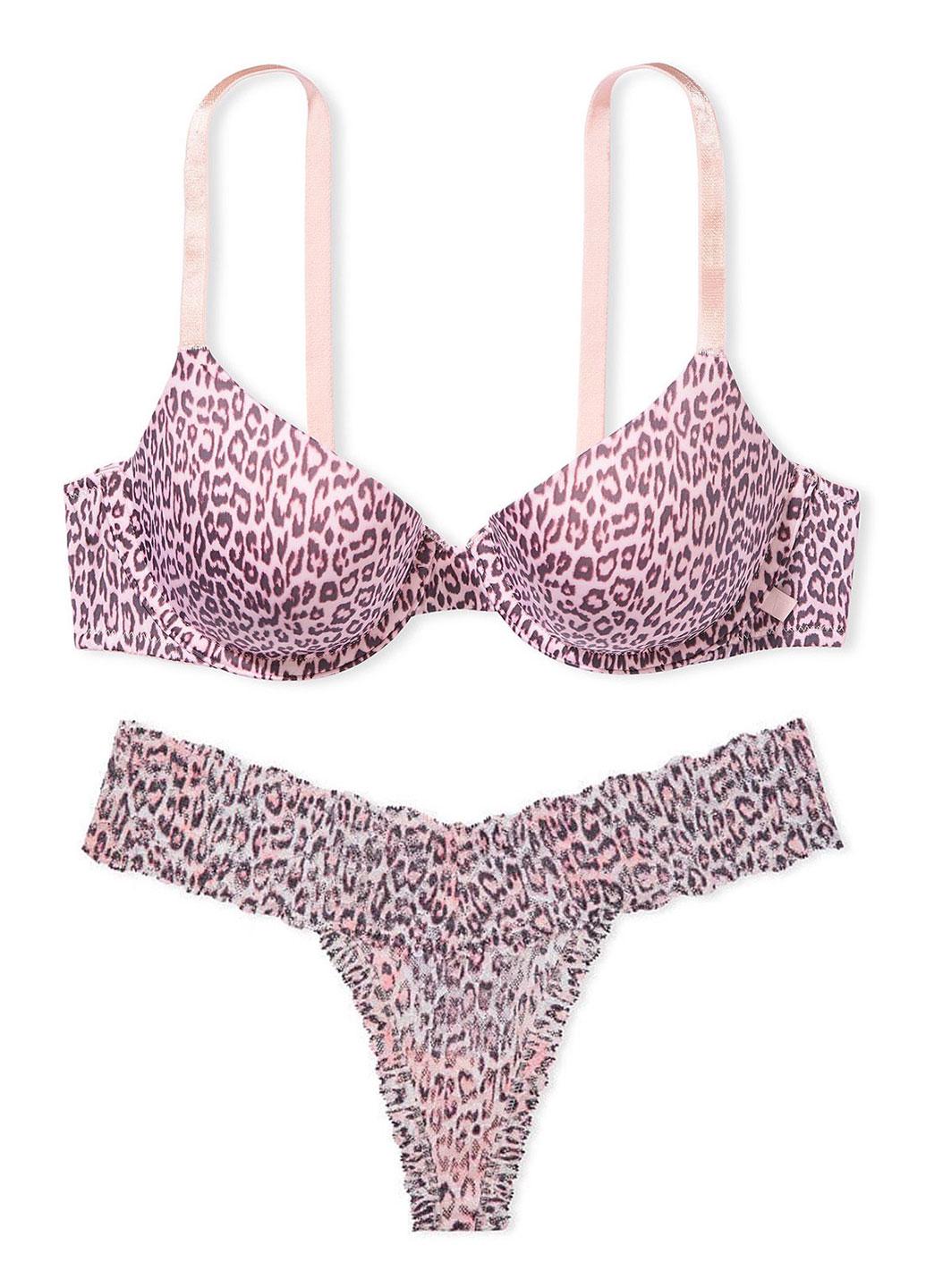 Комплект Victoria's Secret 34B/S Леопардовый (7000R176547QBT234B/S)