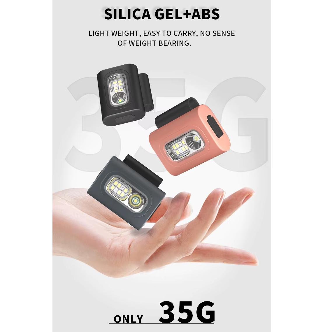 Фонарь налобный 505-XPE/8SMD Motion sensor USB-C Black (10896) - фото 6