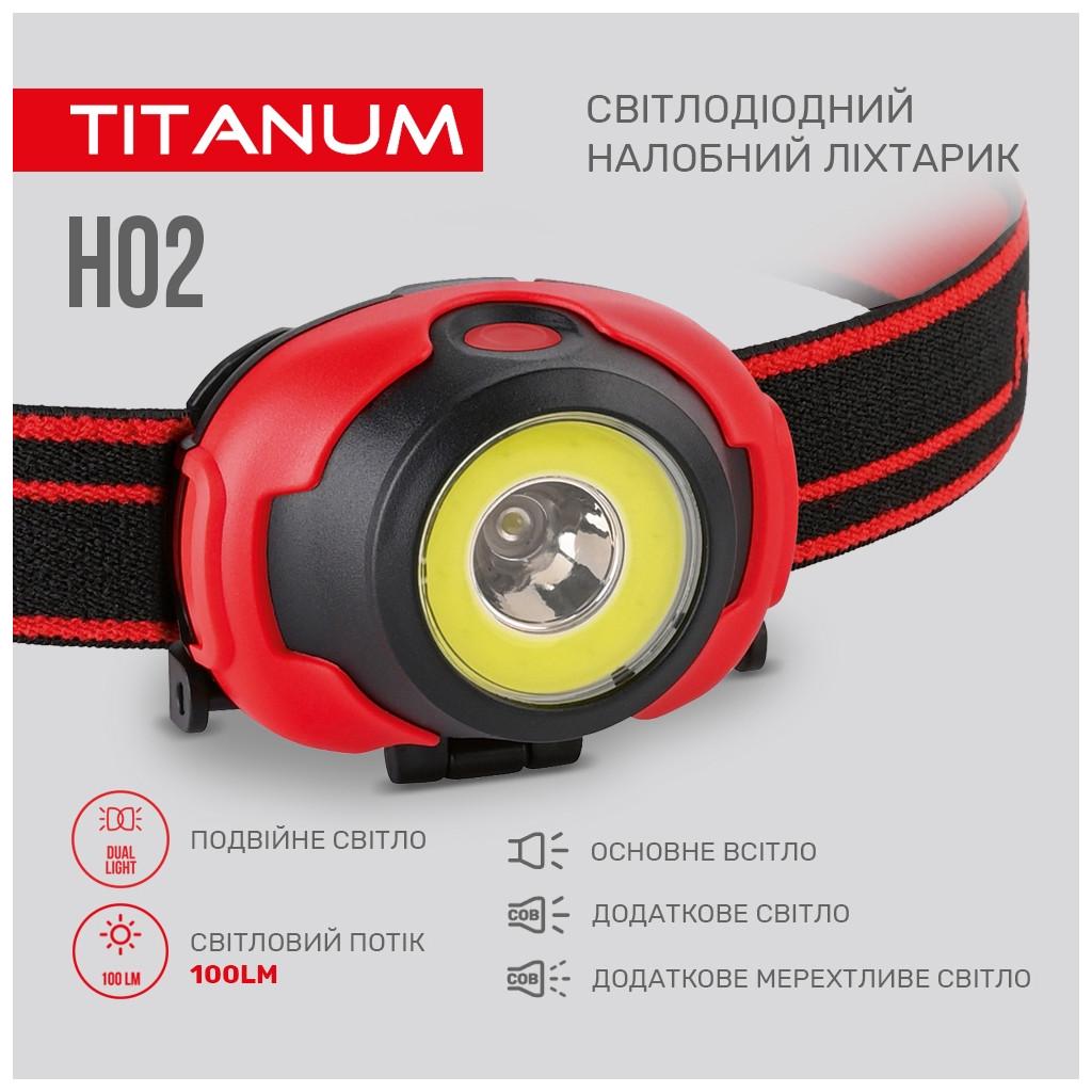 Ліхтар TITANUM 100Lm 6500K (TLF-H02) - фото 4