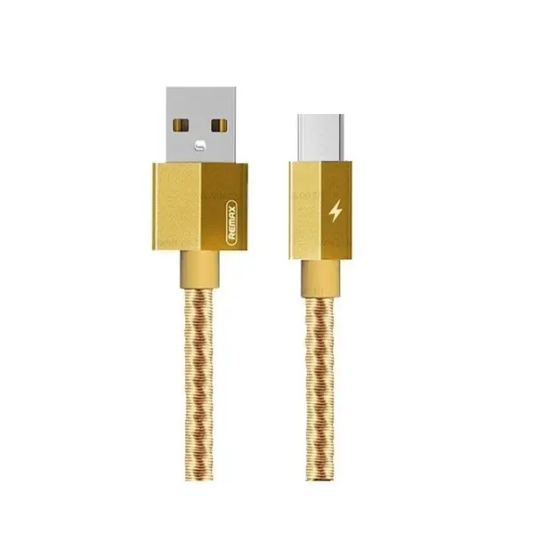 Кабель Remax RC-110m USB МicroUSB Gefon 1 м Золотой (6954851288305)