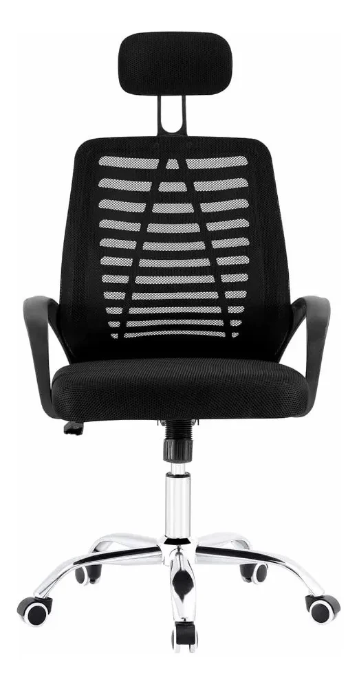 Офісне крісло ErgoFlow з мікросітки з підголівником до 110 кг (2851564422)