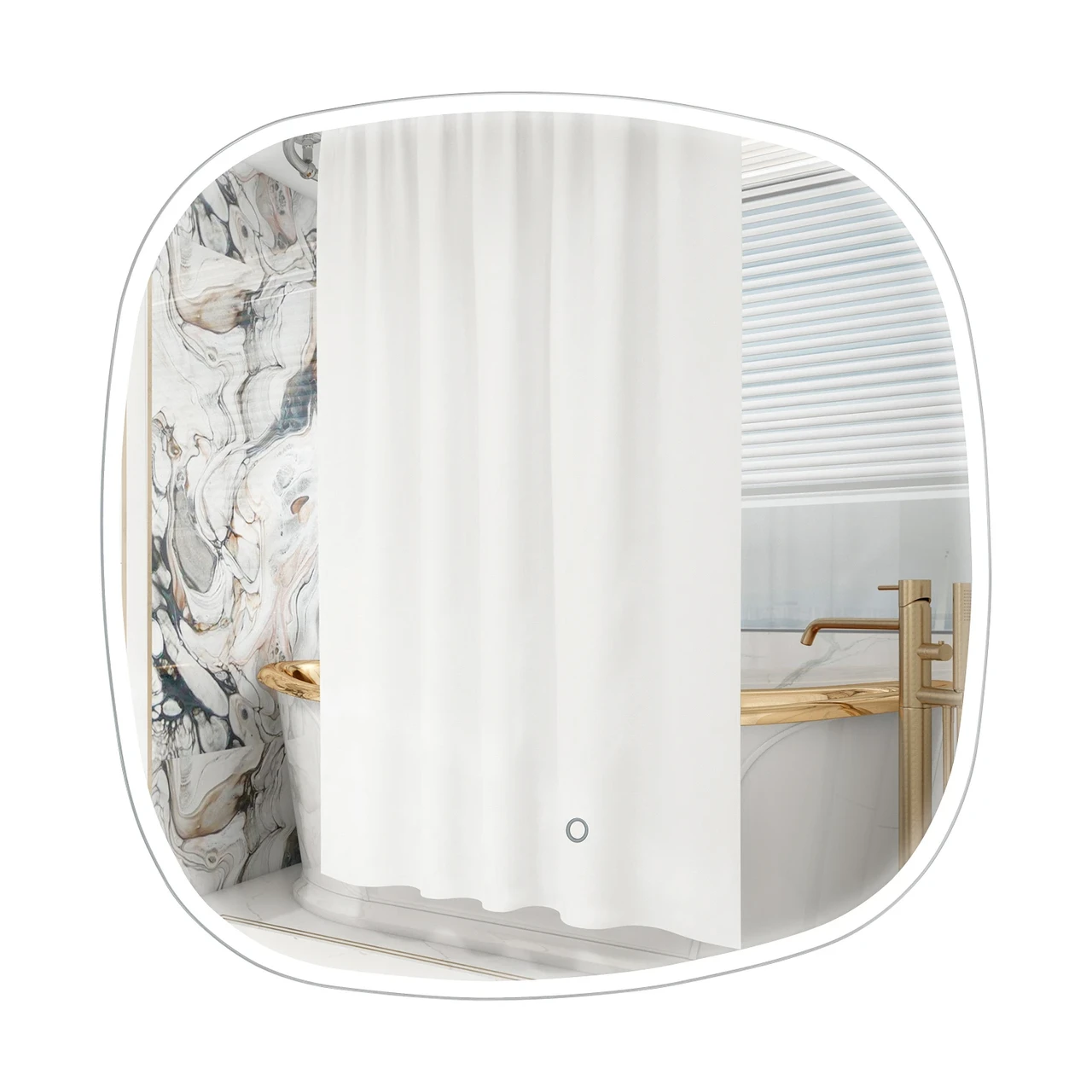 Зеркало Callisto sensor с подсветкой 80x70 см (2350079198)