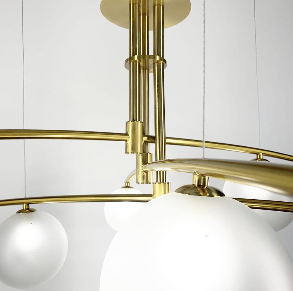 Люстра сучасна підвісна Aure Латунь (SGJ 8/9 AB) - фото 8 Люстра сучасна підвісна Aure Латунь (SGJ 8/9 AB) - фото 8