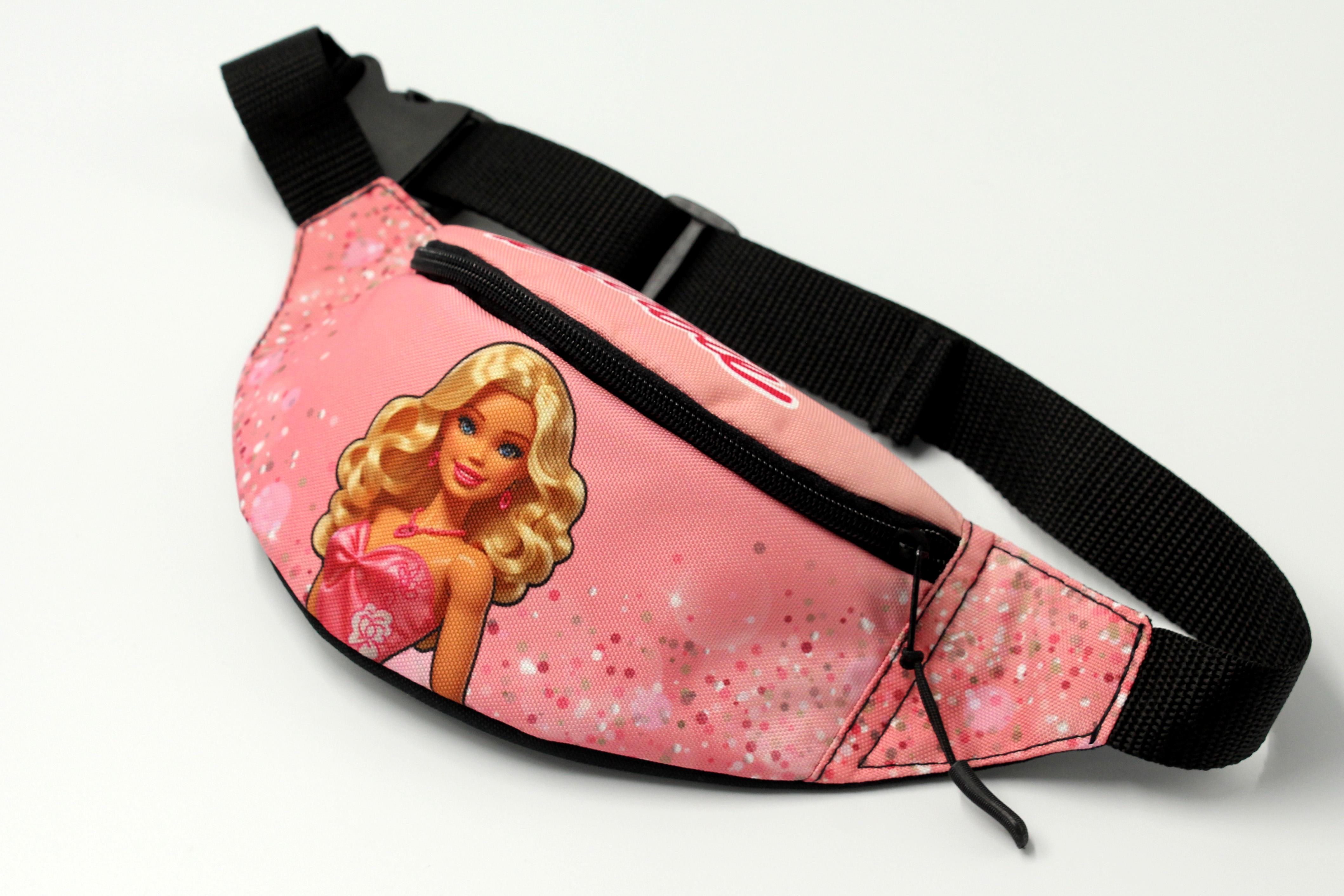 Бананка для дівчинки з регулюючим ремінцем 4-8 років Барбі Рожевий (Д-033) - фото 7