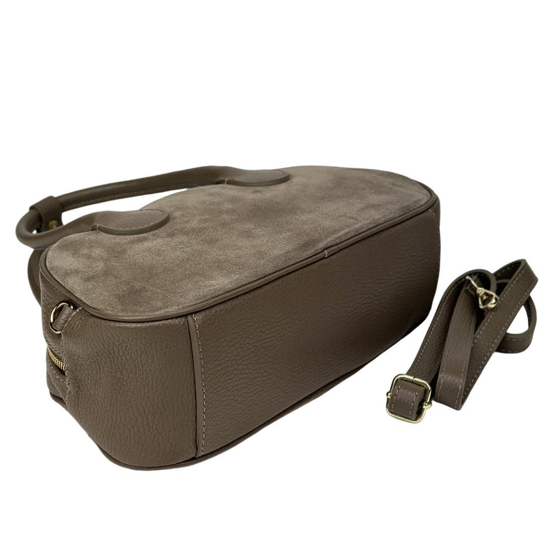 Жіноча сумка Royal Bag F-IT-3017T замшева Taupe (8147) - фото 5