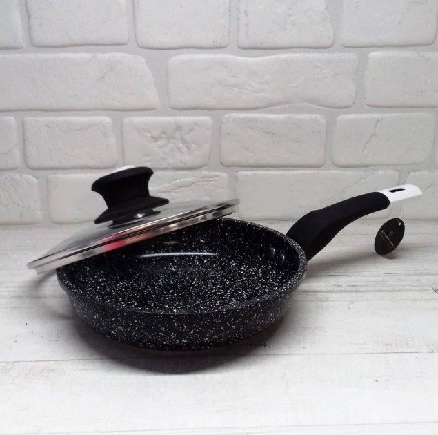 Сковорода з кришкою Edenberg EB-4135 алюмінієва і гранітним покриттям 24 см (57-46-EB-4135)